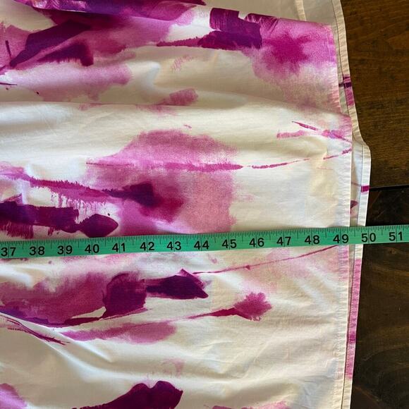 Anthropologie Maeve Bettina Dress Tiered Shirt Buttondown Watercolor Pink Small - Picture 13 of 13